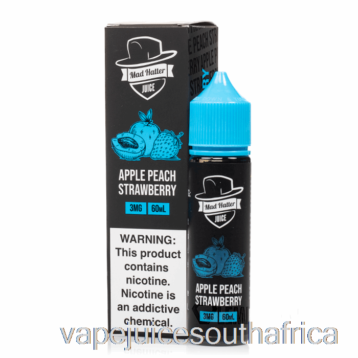 Vape Pods Apple Peach Strawberry - Mad Hatter - 60Ml 6Mg